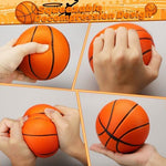 Amarlozn orange foam basketballs for indoor hoop