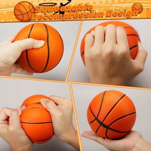 Amarlozn orange foam basketballs for indoor hoop