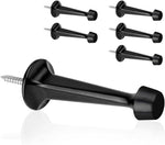16 Pack Solid Rigid Door Stops - Heavy Duty Door Stoppers Wall Protector with Soft Rubber Tips, Satin Nickel - Image 14