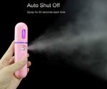 Yunyilan nano mister shown in travel handbag setting
