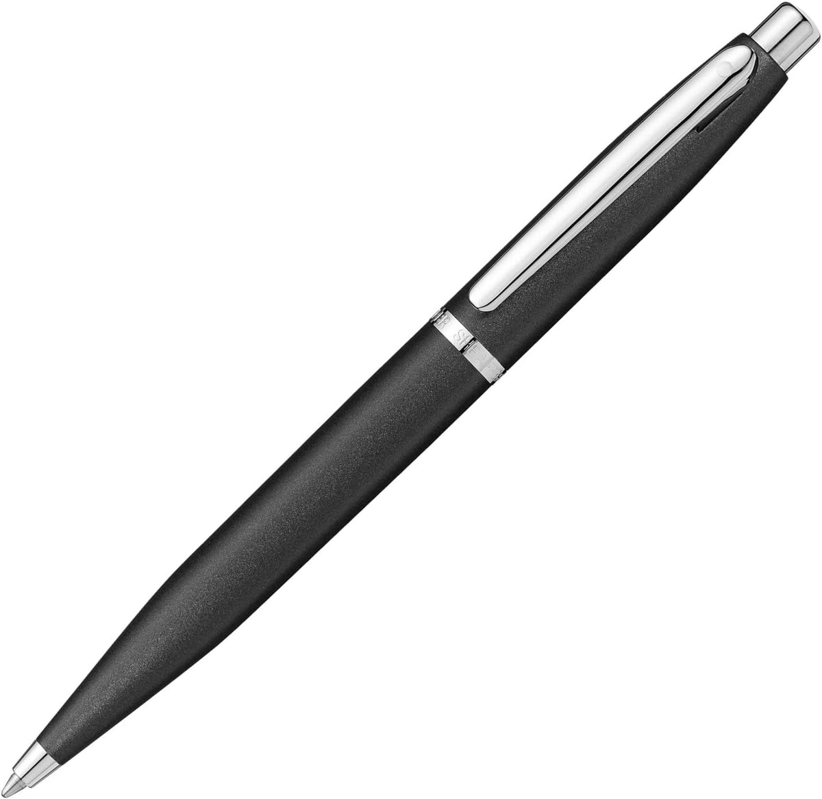 Sheaffer VFM matte black ballpoint pen front view
