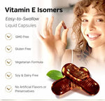 Authentic Sunergetic Vitamin E tocotrienols imported packaging side description