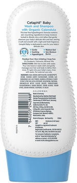Cetaphil Baby Wash & Shampoo with Organic Calendula 230 ml | Gentle Daily Cleanser for Newborns & Babies | Hypoallergenic, Dermatologist Tested, Paraben-Free - Image 9