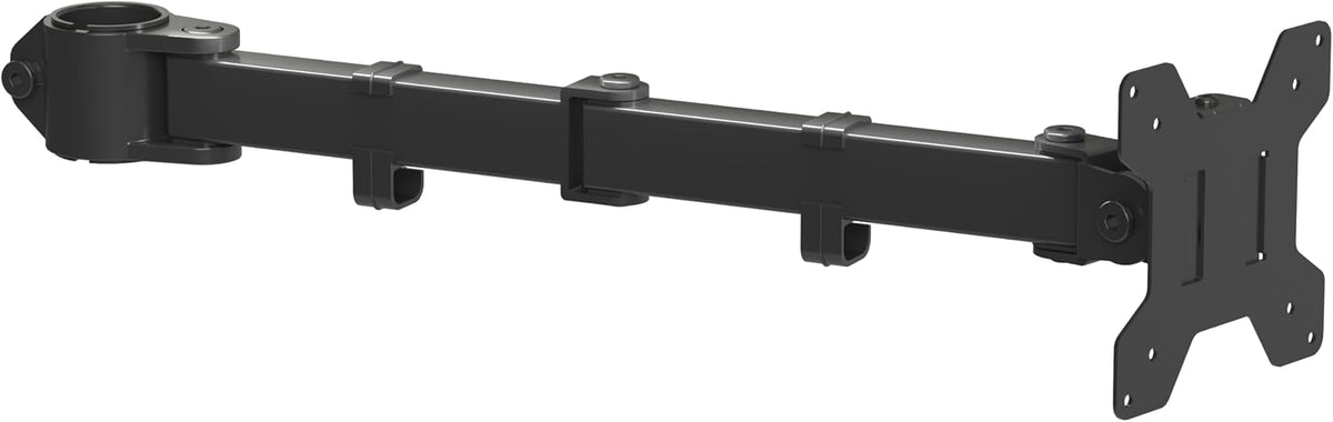 Suptek single monitor arm front view desk mount