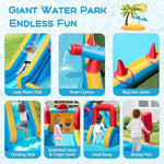 Children playing on the Bountech mega water bounce house