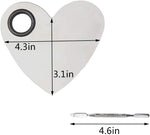 Obmwang makeup mixing palette with dual ended spatula tool