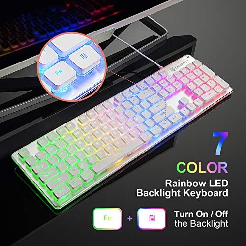 Langtu L1 keyboard rainbow LED backlight illumination