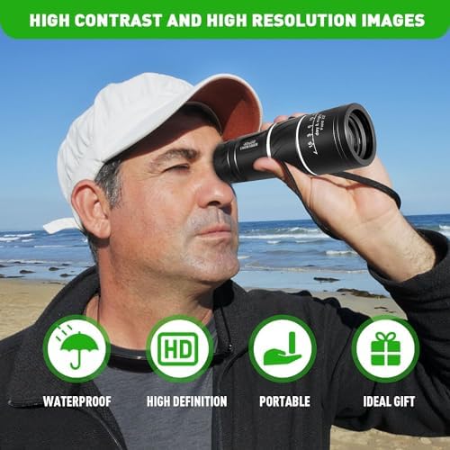 Sihea premium BAK4 prism scope showing the textured protective rubber armor grip