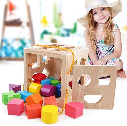Close-up of the smooth dove-tail joints and slide-off lid on the QZMTOY wooden activity box.