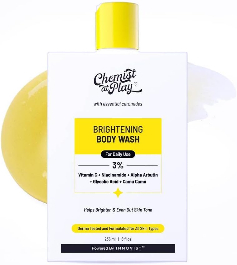 Chemist at Play Body Wash Exfoliating For Dry Rough Bumpy Strawberry Skin With 1% Salicylic Acid 2% Lactic Acid And Ceramides For Men And Women 7.9 Fl oz - Image 9