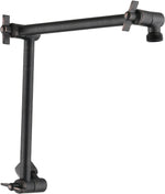 PDPBath shower extension arm front view solid brass extender