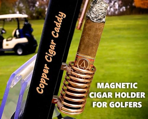 Magnetic Cigar Holder for Golf Cart, Solid Copper Construction, Fits Any Cigar Length, Golf Cart Accessory - Image 6