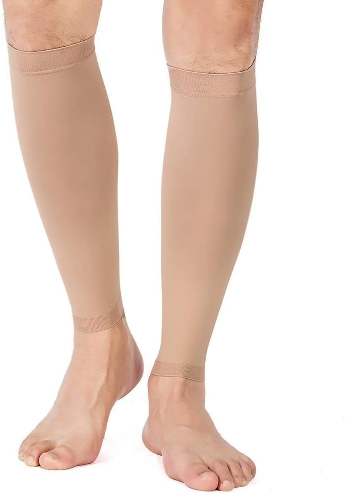 TOFLY calf compression sleeve front view leg support