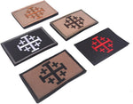 AliPlus 3 by 2 inch crusader patch on tactical gear
