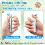 Adult using the Hunfuthr mechanical keyboard switch clicker keychain for anxiety decompression
