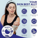 White easy tear medical tape rolls for securing wound care gauze wraps