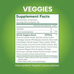 Superfood MD natural antioxidant green blend supplement packaging detailing beta carotene benefits