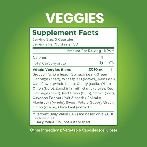 Superfood MD natural antioxidant green blend supplement packaging detailing beta carotene benefits