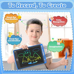 Children drawing on TQU 8.5 inch educational LCD writing board