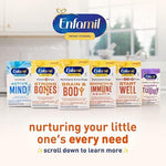 Side view of Enfamil Tri Vi Sol infant supplement bottle