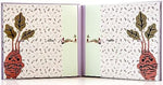 ConQuest Journals Harry Potter theme baby milestone album side angle view showing vegan leather binding.