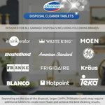 Natural ingredients label on Cleanan garbage disposal cleaner