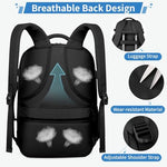 ZOMFELT professional nurse bag showcasing the breathable padded shoulder straps and side handle close up.