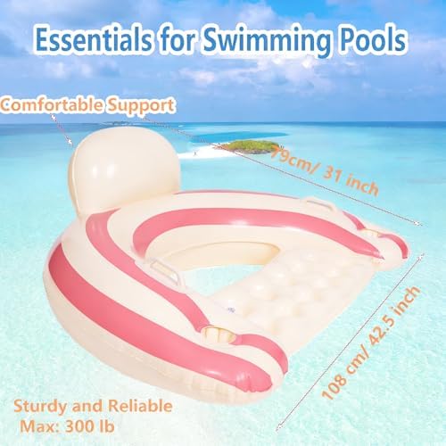 Durable PVC material close up of GengGeng swim ring