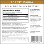 Premium packaging of Raw Forest Foods Royal Pine Pollen premium adaptogen liquid tonic