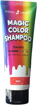 Crazy Liberty Magic Color Shampoo Purple semi permanent dog grooming dye shampoo
