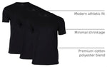 True Classic men casual plain t-shirt side angle