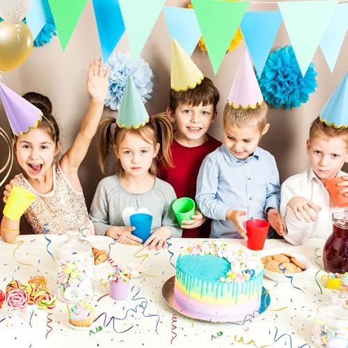 Canrevel party headwear with gold foil scalloped edge
