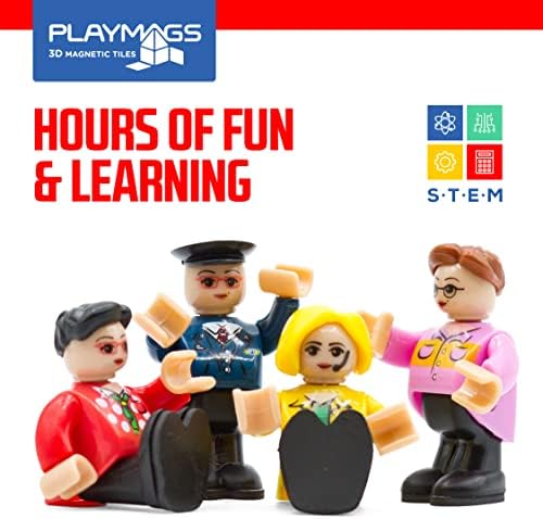 Diverse range of Playmags magnetic characters for STEM play
