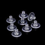 NEoogod 100 pieces silicone earring backs lifestyle angle