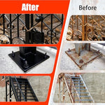 Included brush and gloves for rust converter application