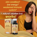 Balsamo Tchakowski liquid supplement with vitamin E showing the packaging label.