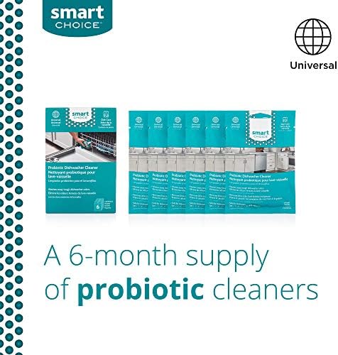 Smart Choice Probiotic Dishwasher Cleaner 6 treatments pack