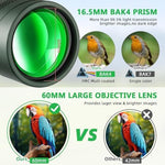 Smartphone mounted on Pankoo monocular for bird watching