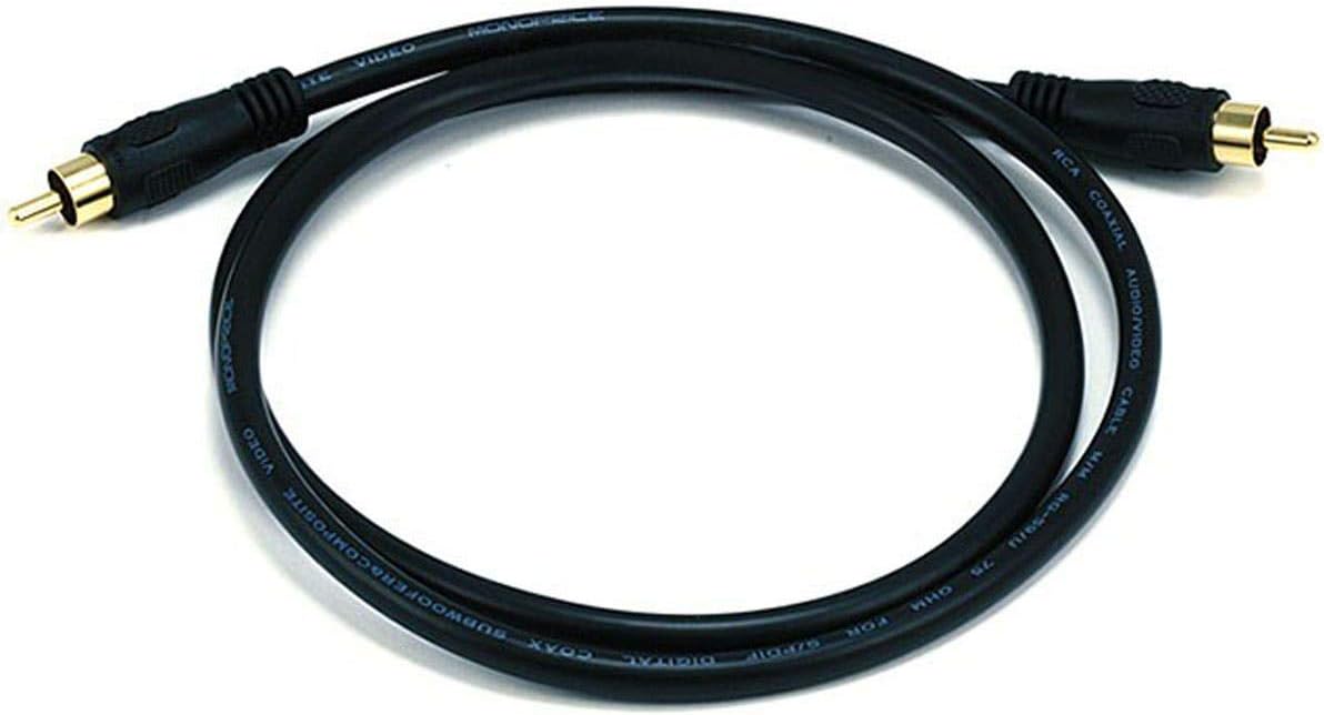 Monoprice102743 75 Ohm Digital Coaxial Audio/Video RCA Cable - Image 1