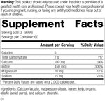 Standard Process Min-Tran 360 tablets bottle label details