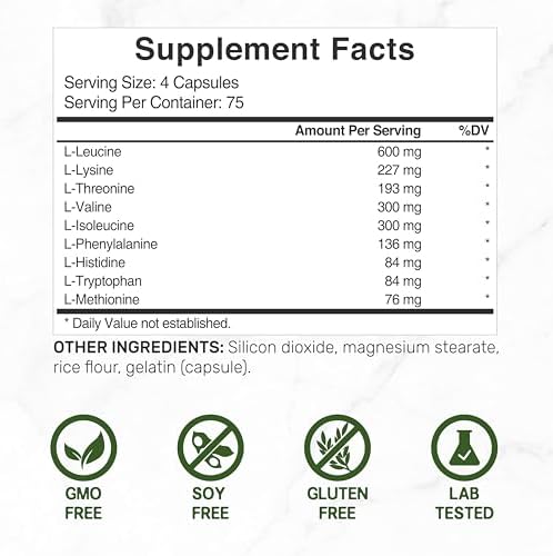 Deal Supplement amino acid capsules close up