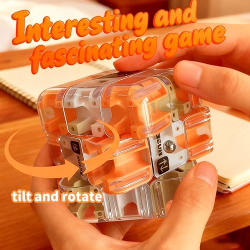 Hands playing with Popomr 3D brain teaser puzzle