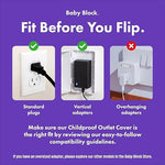Side profile of Baby Block child proof outlet cover