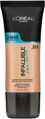 L'Oreal Paris Makeup Infallible Up to 24HR Pro-Glow Foundation, Classic Ivory, 1 Ounce - Image 13