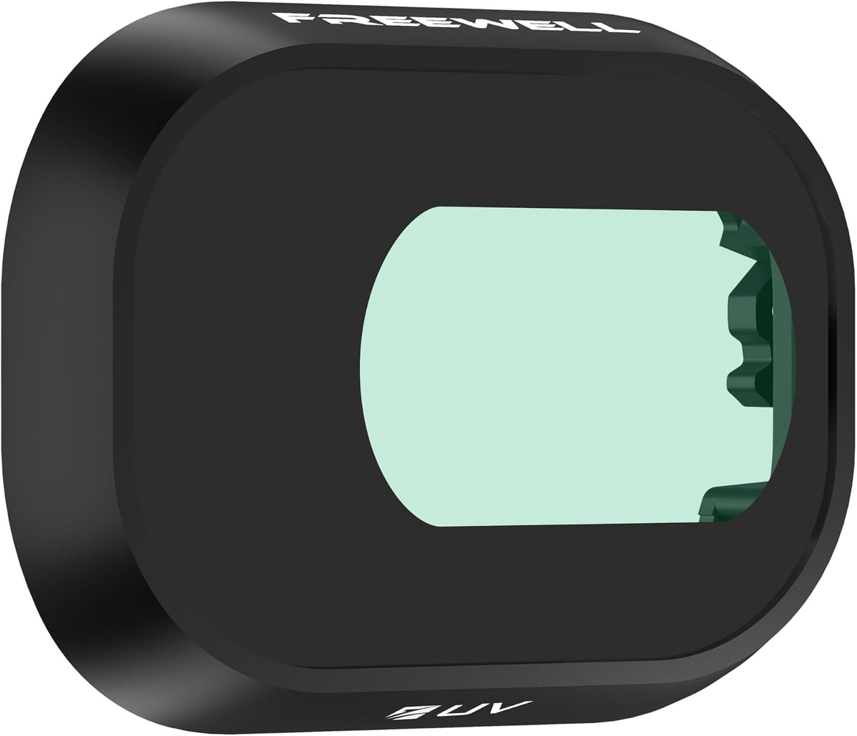 Freewell lens filter attached to Mini 4 Pro camera gimbal