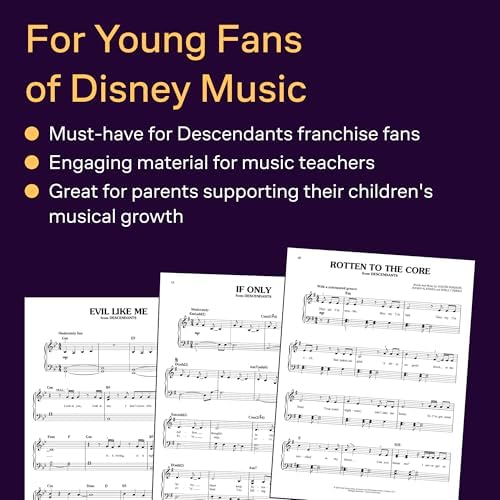 The Descendants Easy Piano Collection Disney Songbook | Music from the Trilogy | 10 Songs Including Rotten to the Core, Queen of Mean and More | Hal Leonard Sheet Music - Image 6