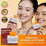 Close up of Esther Formula glutathione oral strips packaging