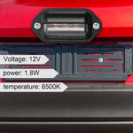 Mudder 8 pack vehicle lighting kit showing all included lamps and mounting screws laid out clearly.