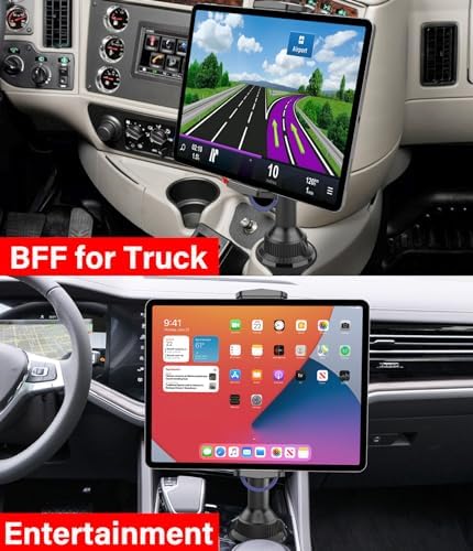 APPS2Car adjustable car mount holding an iPad Pro in landscape orientation