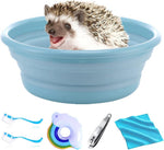 Woledoe hedgehog bath supplies kit featuring the full grooming set on a clean background.